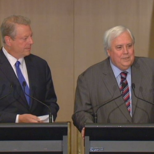Al Gore and Clive Palmer