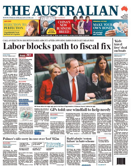 The Australian Online.16 May 2014