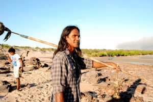 Albert Wiggan from the Kimberley, standing his ground to protect significant Indigenous culture, country and heritage sites which is all under threat from oil and gas extraction.
