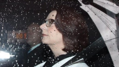 Photo from SMH.com Peter Rae http://www.smh.com.au/federal-politics/political-news/royal-commission-on-union-corruption-told-julia-gillard-should-be-cleared-of-any-crime-20141031-11f1gq.html