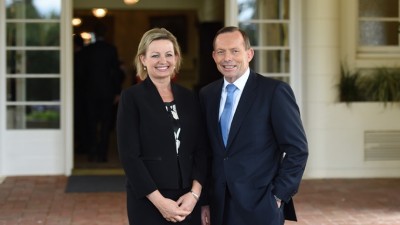 Sussan Ley and Tony Abbott (image from news.com.au)