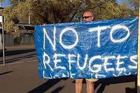 no to refugees