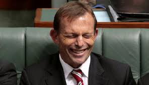 Tony Abbott looking . . . stupid (image by ozpolotic.com)