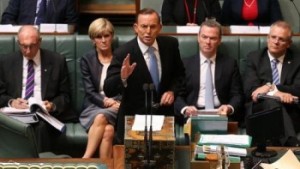 Abbott apologises for 'holocaust of jobs' comment in question time (image from scoopnest.com)