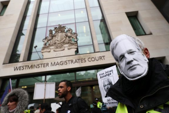 Assange in court