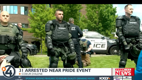 News coverage of Idaho Pride arrests